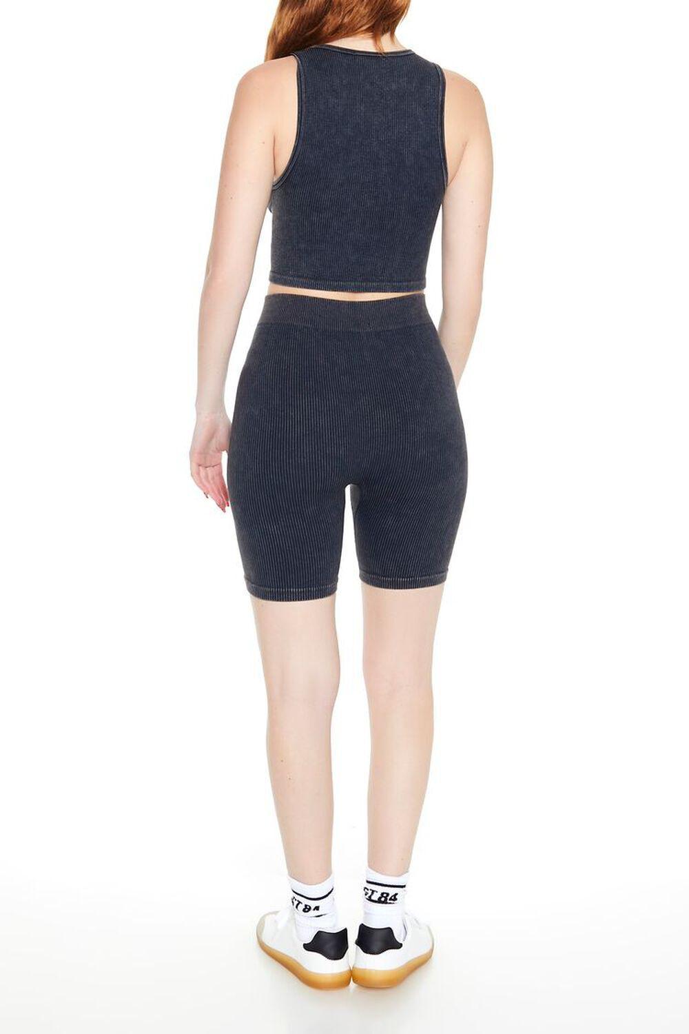 Seamless Ribbed Biker Shorts | Forever 21 Product Image