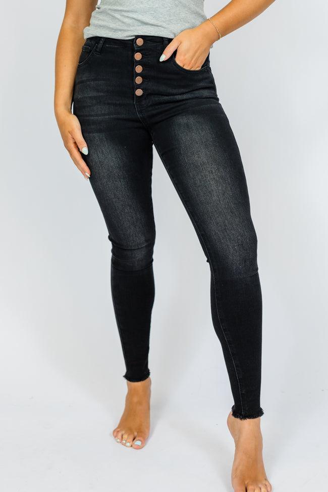 Chelsie Black Skinny Jeans Product Image