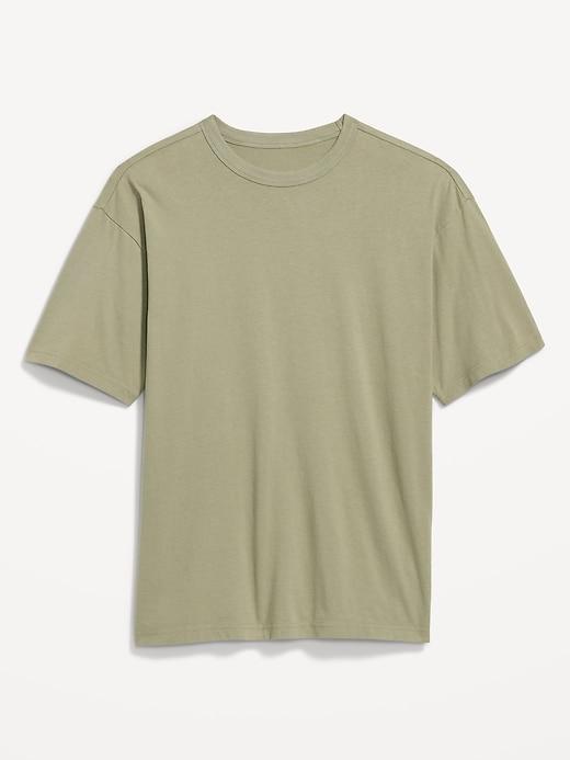 Loose Fit Crew-Neck T-Shirt Product Image