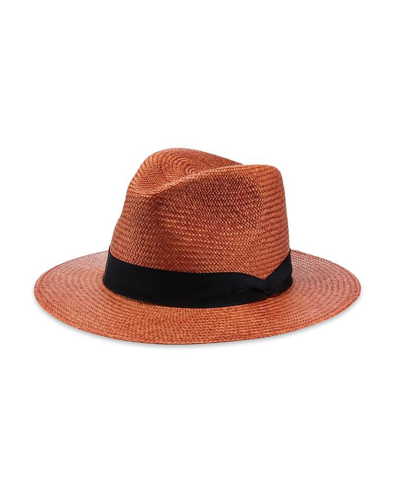 Womens City Straw Fedora Product Image