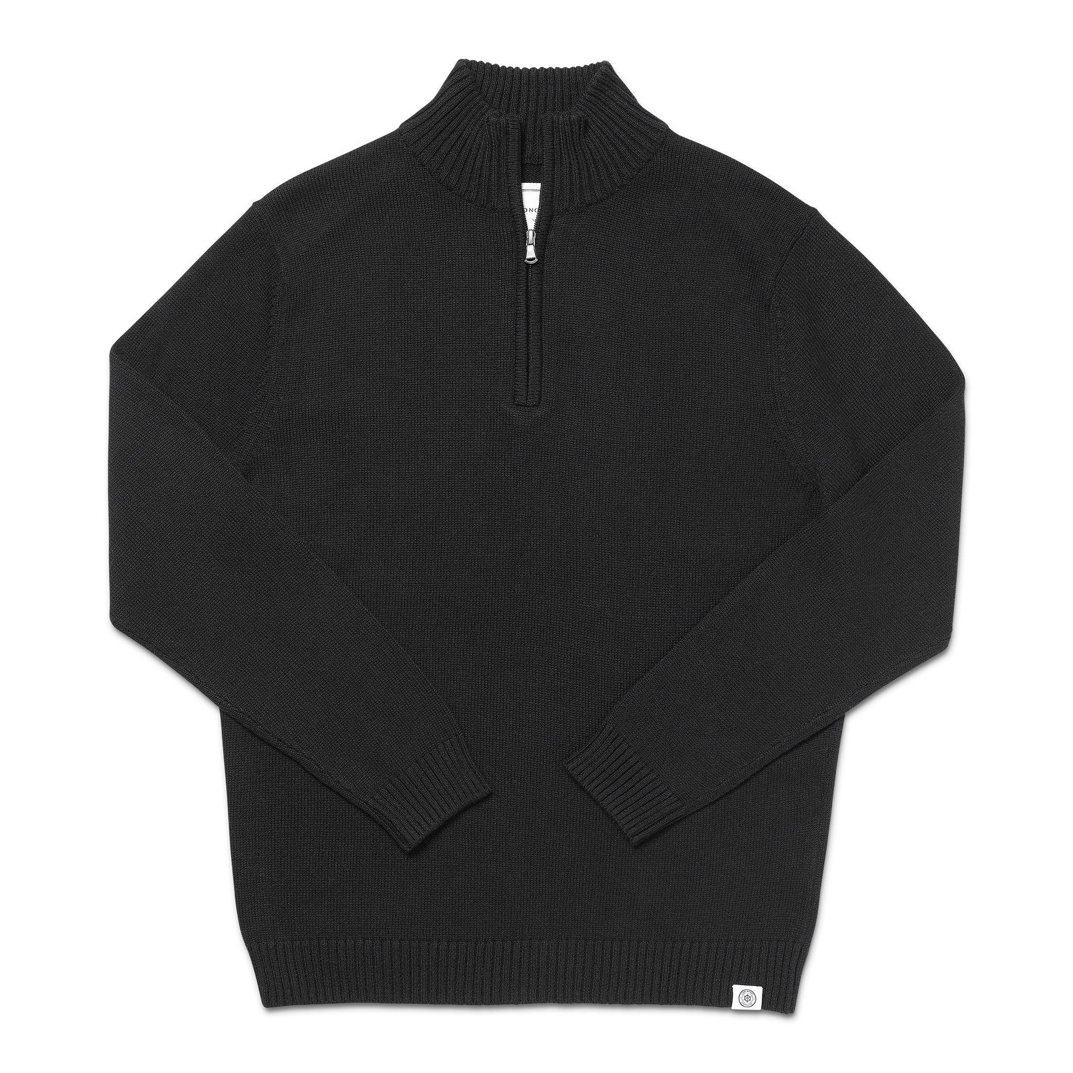 Men's Jersey Stitch Quarter Zip Male Product Image