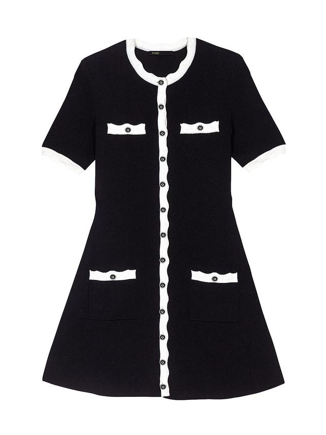 maje Rolinette Mini Sweater Dress Product Image