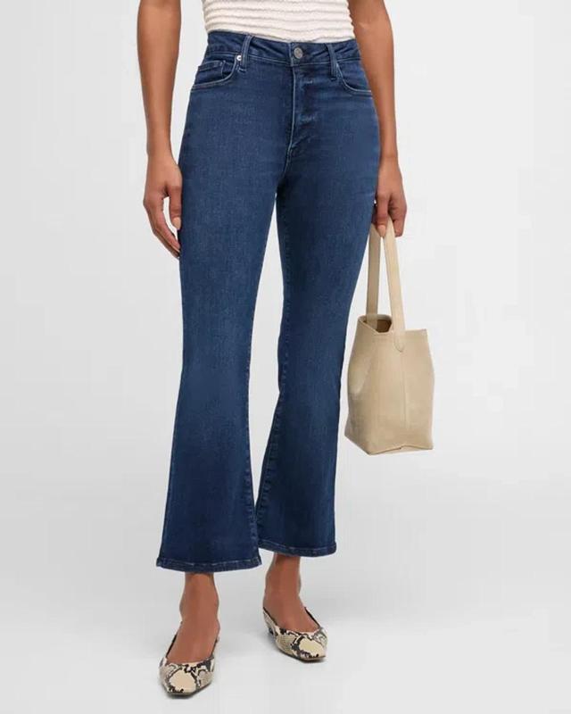 FRAME Le Crop Mini Boot Jeans In Blue Product Image