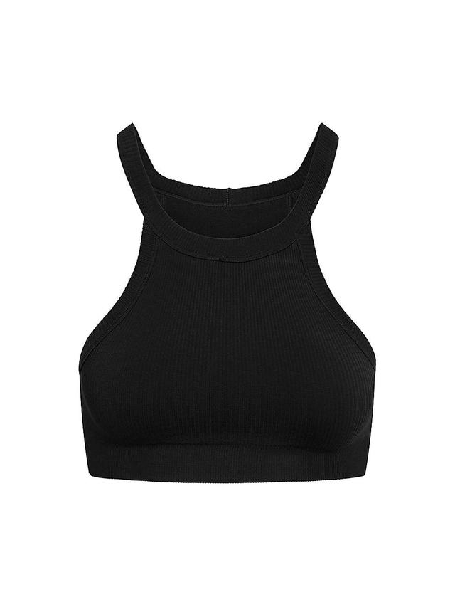 Womens Studio Rib Racerback Bralette Product Image