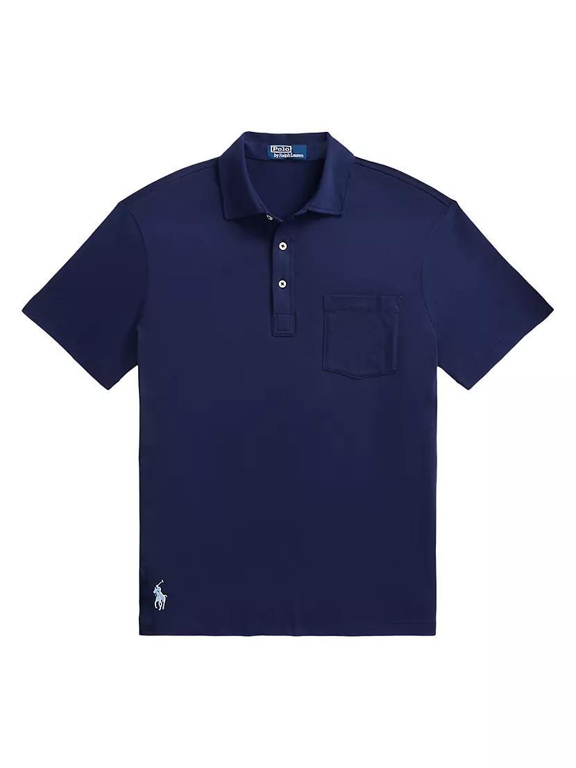 Mens Cotton Polo Shirt Product Image