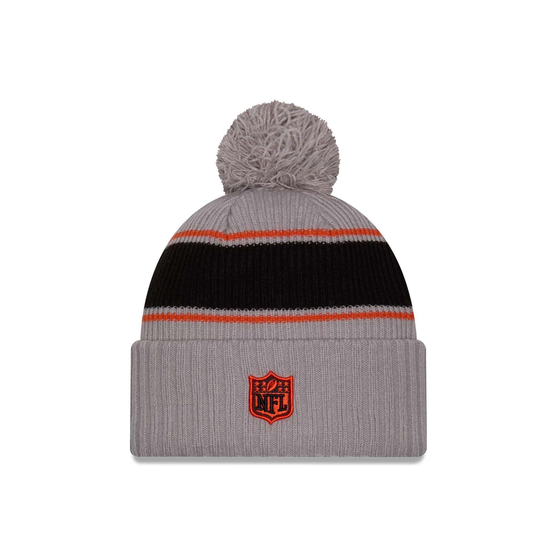 Cincinnati Bengals 2024 Cold Weather Gray Pom Knit Hat Male Product Image