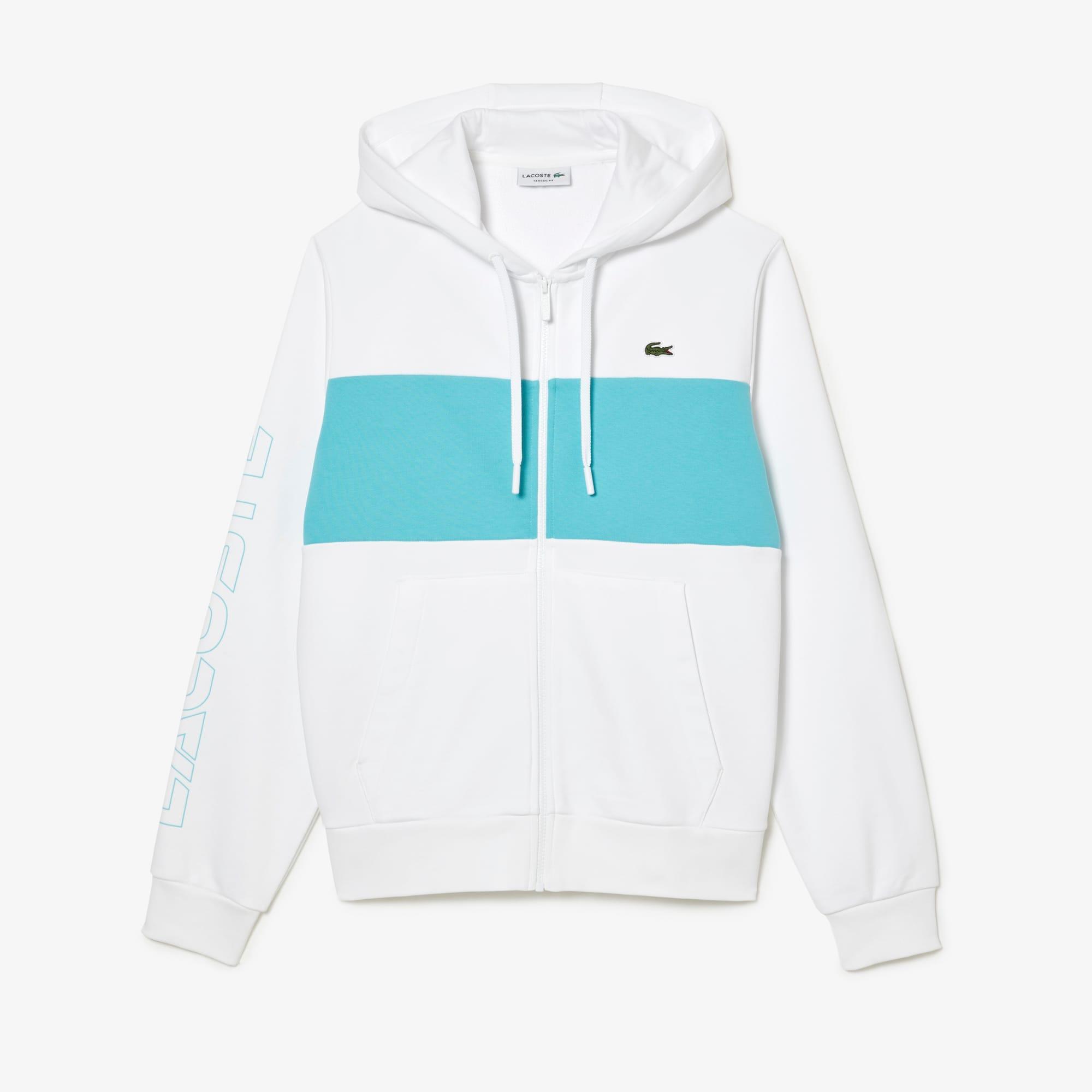 Men's Colorblock Zip-Up Hoodie Product Image