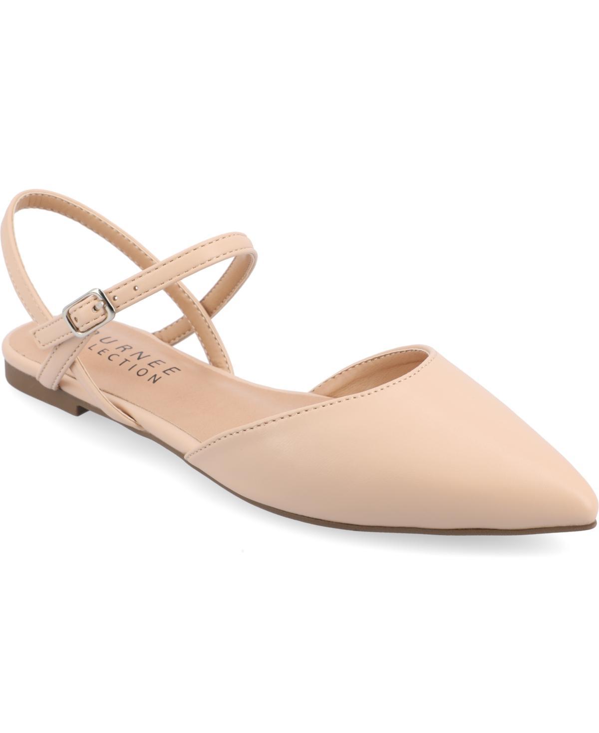 Journee Collection Womens Martine Pointed Toe Ballet Flats Product Image