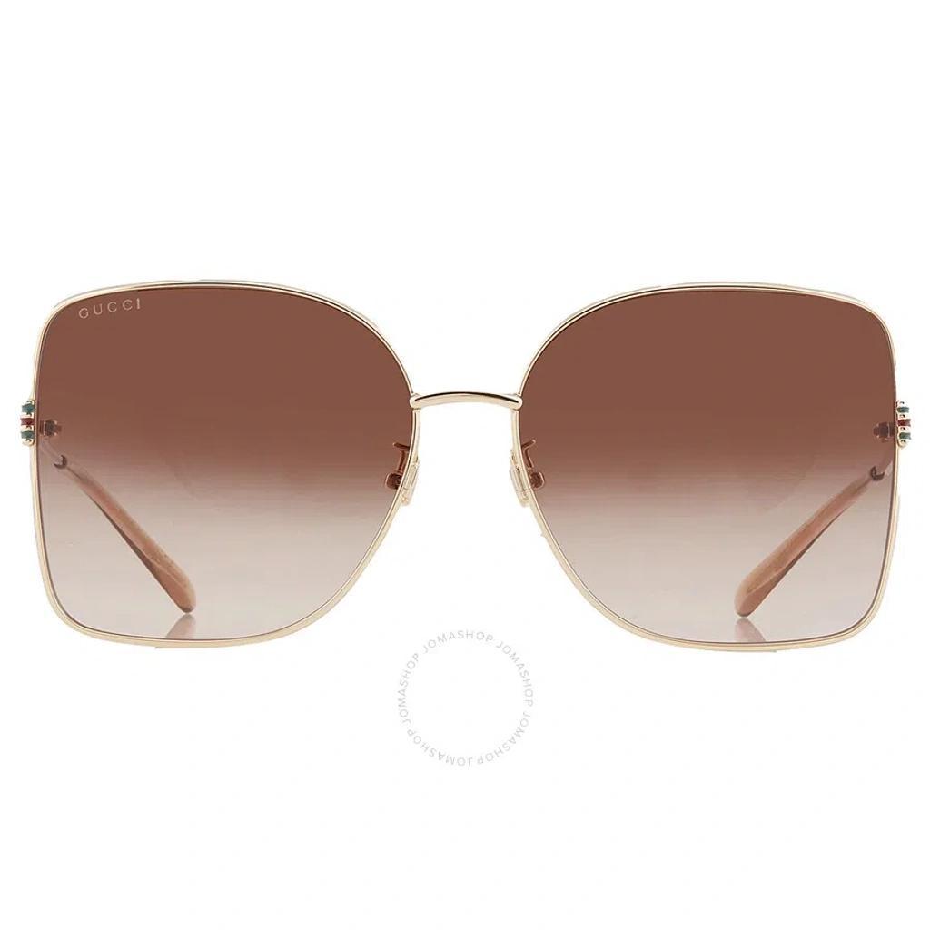 Brown Butterfly Ladies Sunglasses Gg1282sa 003 62 In Brown / Gold Product Image