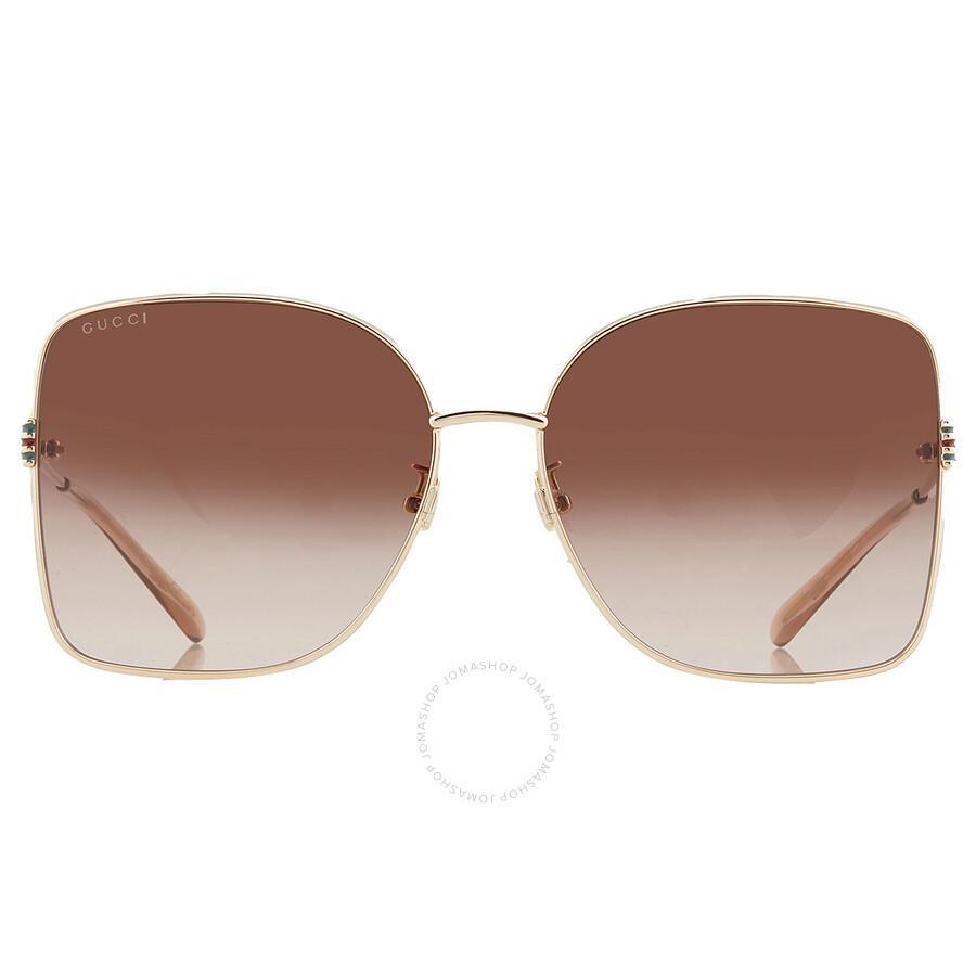 Brown Butterfly Ladies Sunglasses Gg1282sa 003 62 In Brown / Gold Product Image