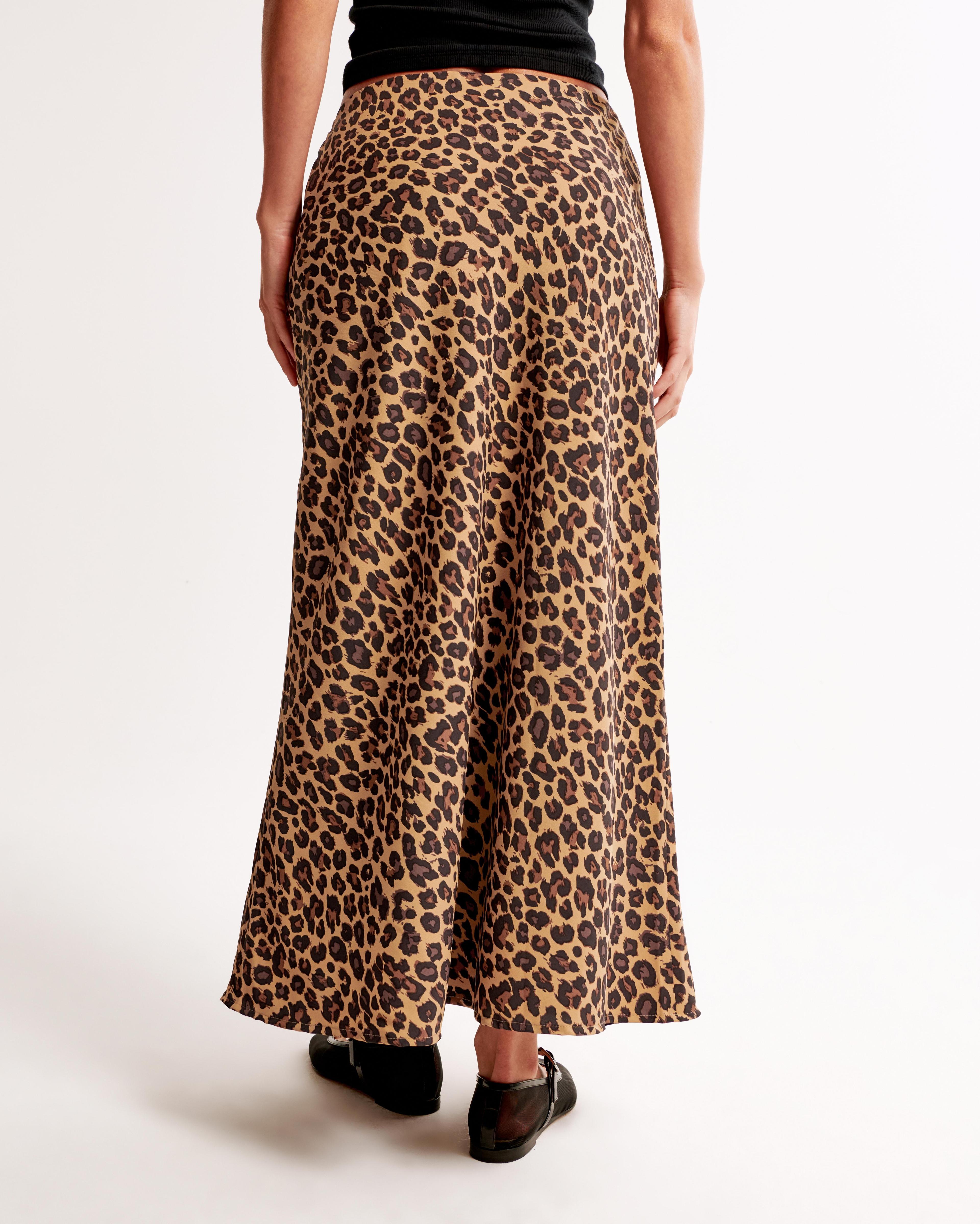 Mid Rise Pattern Maxi Skirt Product Image