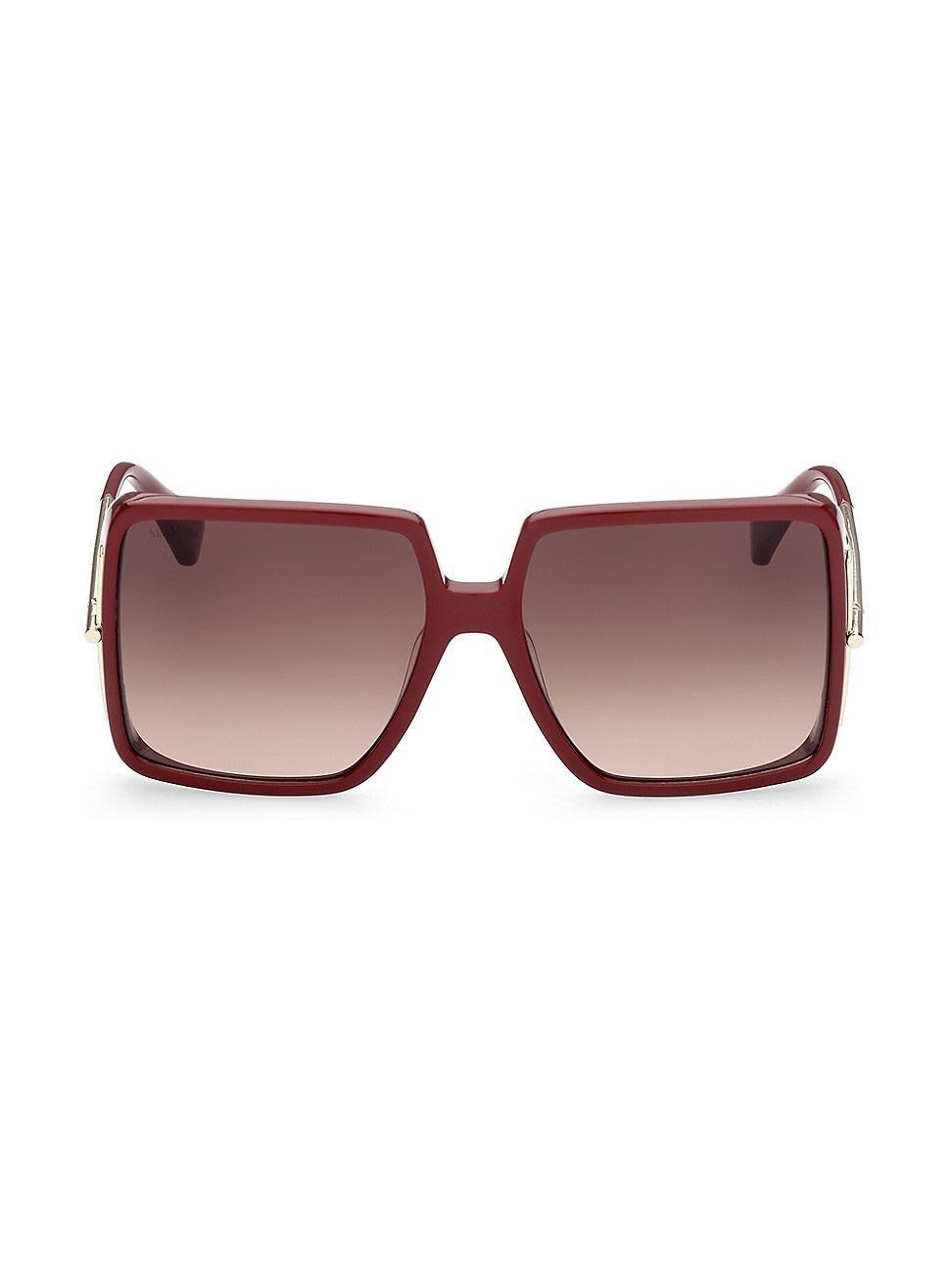 Womens 58MM Square Sunglasses Product Image