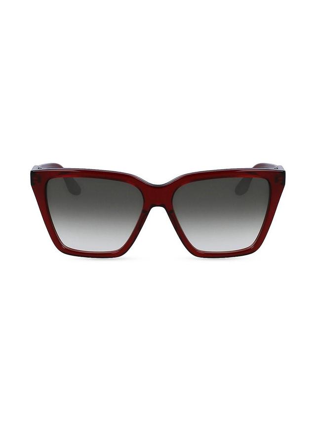 Womens 58MM Guilloch Modified Rectangular Sunglasses Product Image