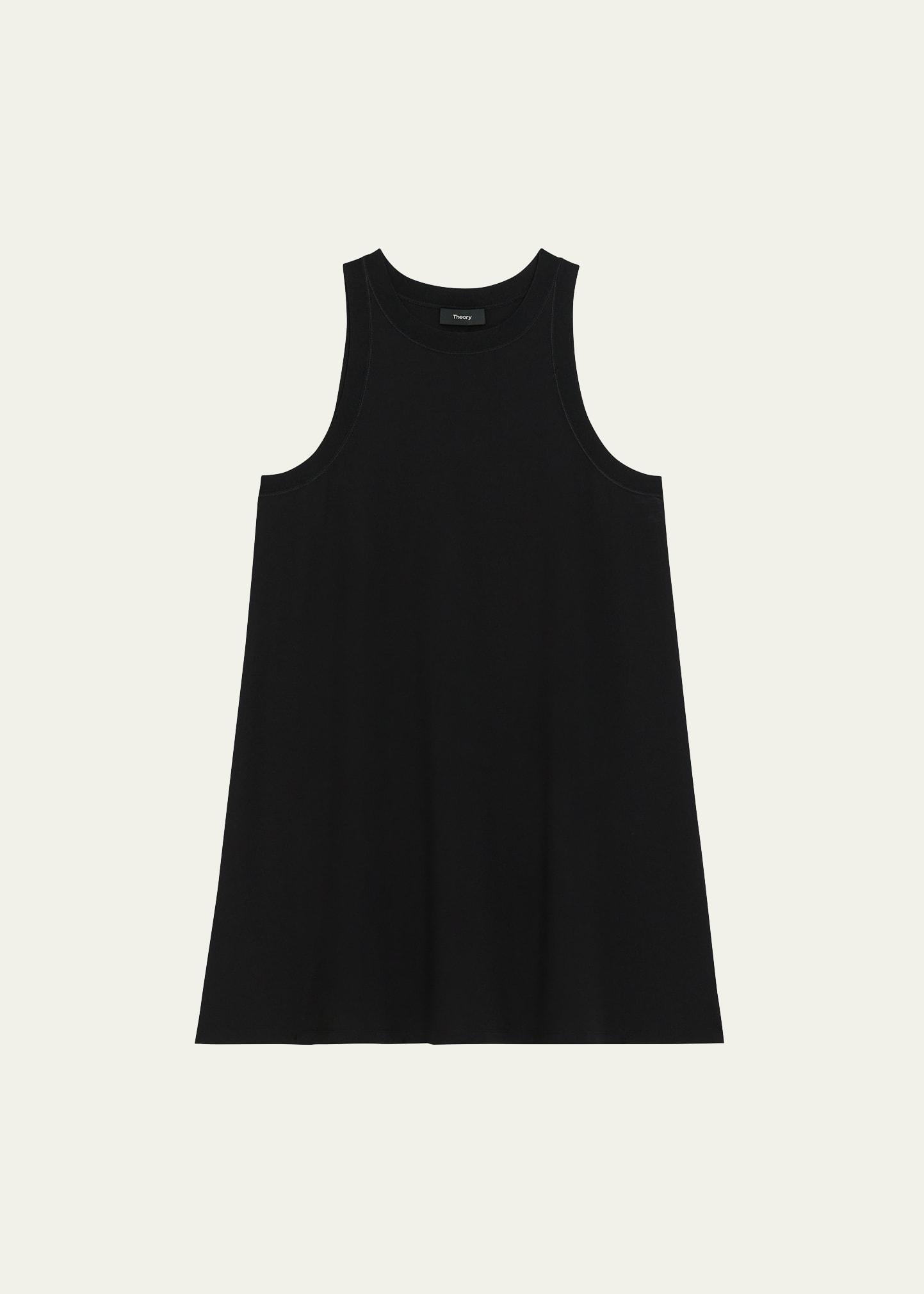 Rib-Neck Sleeveless Mini Tank Dress Product Image