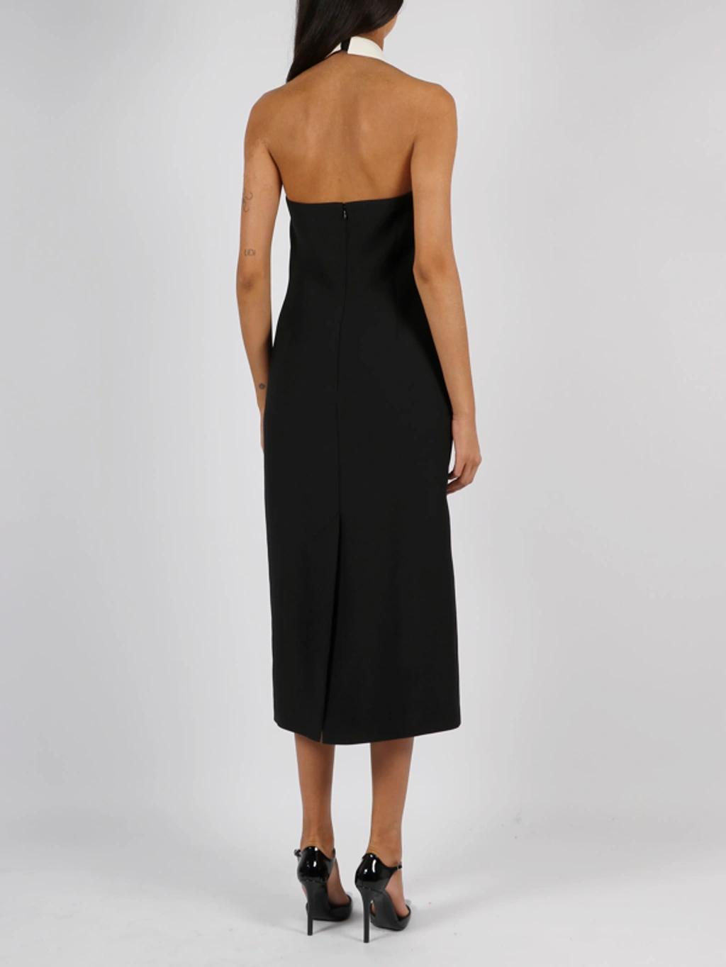 Sleeveless Midi Dress In Black Product Image