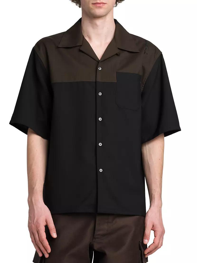 Tropical Wool Bowler Shirt Product Image