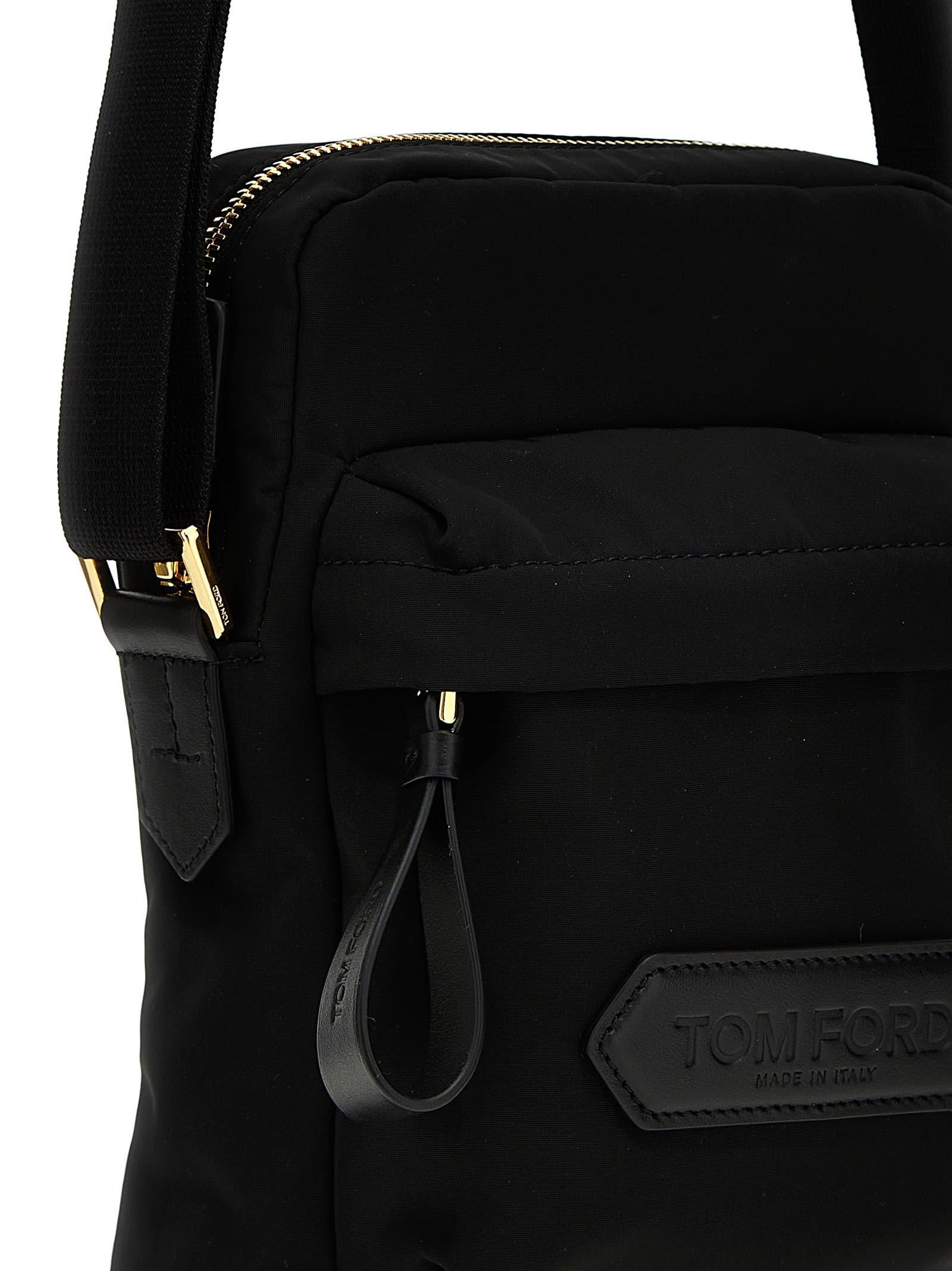 Logo Nylon Crossbody Bag Crossbody Bags Black Product Image