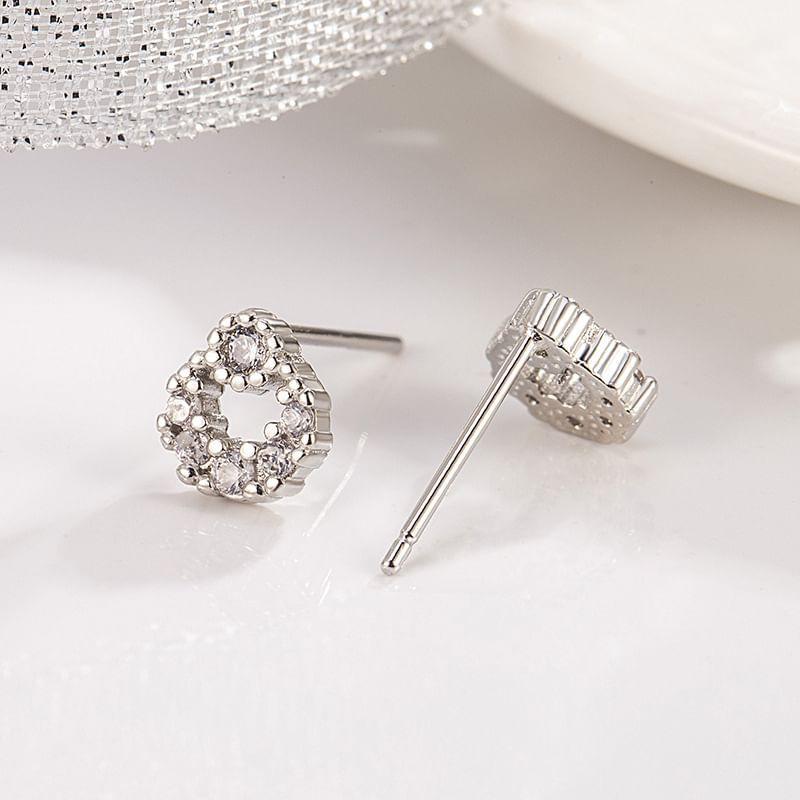 Rhinestone Alloy Stud Earring Product Image