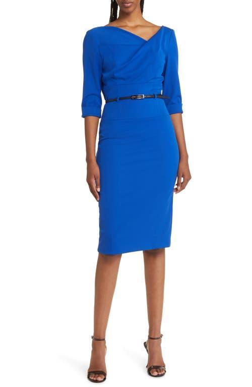 Womens Jackie O Three-Quarter Sleeve Dress Product Image