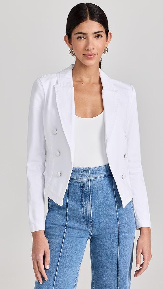 L'AGENCE Wayne Crop Double Breast Jacket | Shopbop Product Image