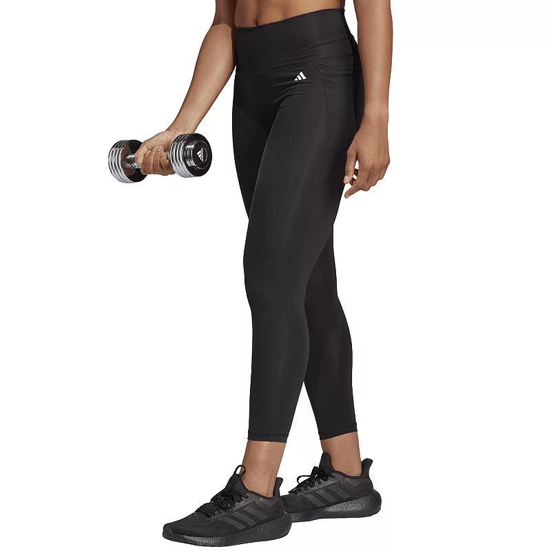 Womens adidas Optime Stash Pocket High-Waisted 7/8 Leggings Product Image