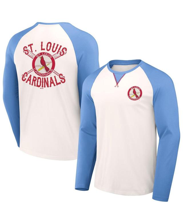 Mens Darius Rucker Collection by Fanatics White St. Louis Cardinals Team Color Raglan T-shirt - White Product Image