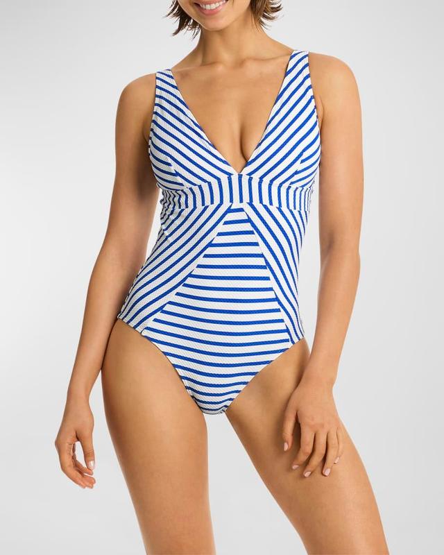 Amalfi Panel Line One-Piece Swimsuit  Product Image