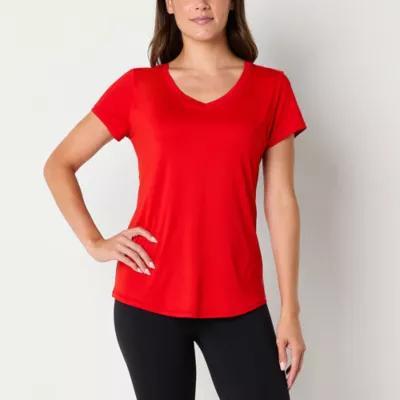 Xersion Womens Performance V Neck Short Sleeve T-Shirt product image