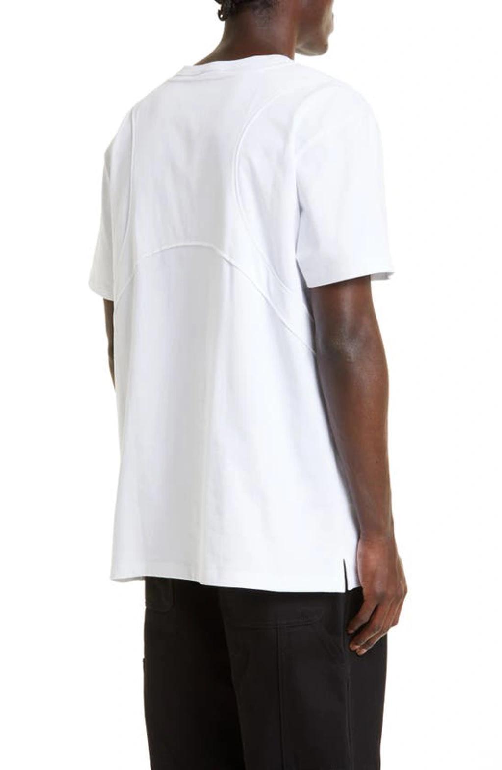 White Harness T-shirt In Bianco Product Image