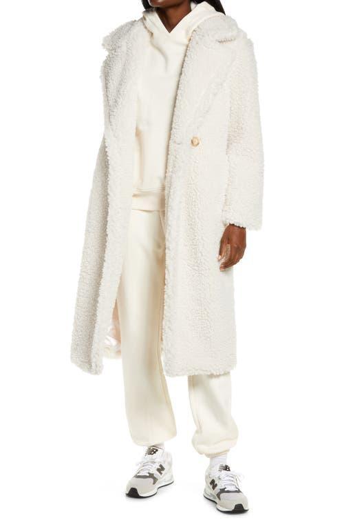 Womens Gertrude Long Teddy Coat Product Image