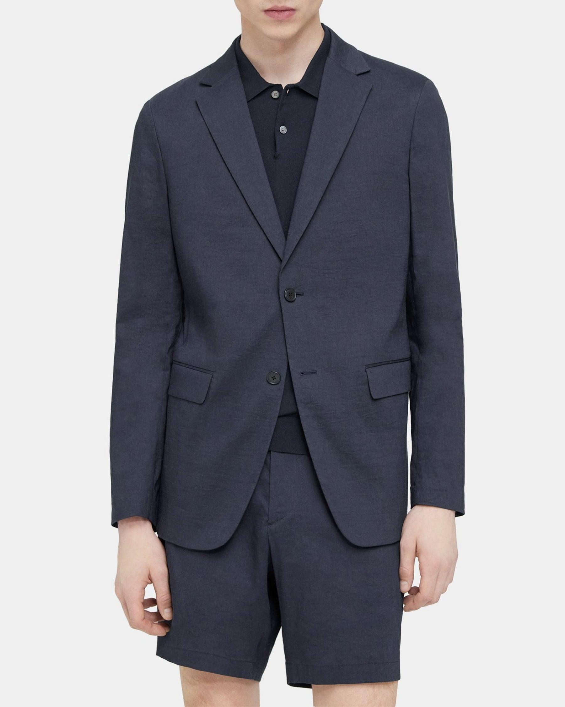 Unstructured Blazer in Stretch Linen Product Image