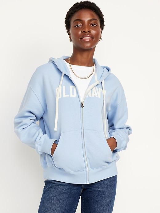 Logo Zip Hoodie Product Image