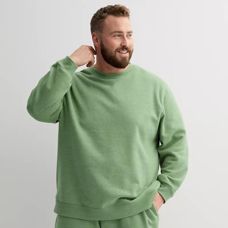 Big & Tall Tek Gear Ultra Soft Fleece Crew Sweatshirt, Mens Product Image