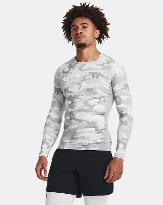 Men's ColdGear® Infrared Compression Printed Crew Product Image