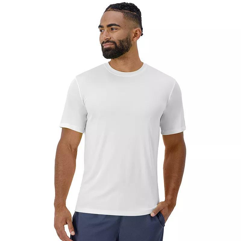 Mens Hanes Sport Cool DRI 2-Pack Performance T-Shirt Grey Product Image