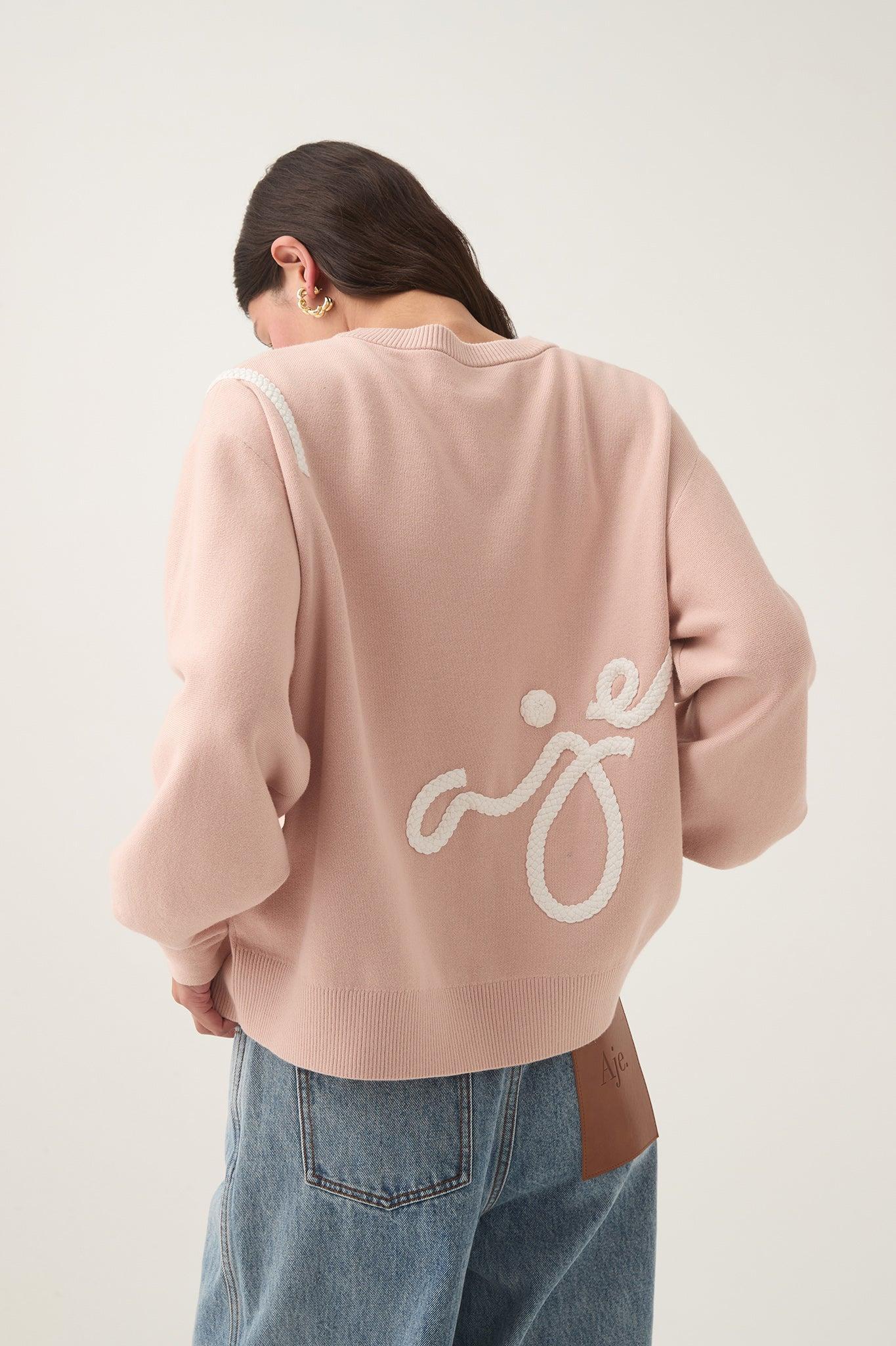 Symbol Calligraphy Knit Jumper Product Image