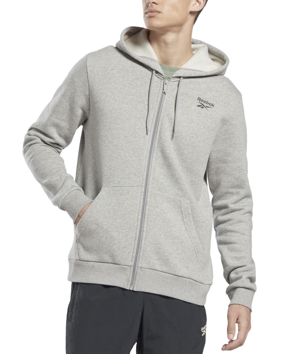 Reebok Mens Identity Fleece Chest Logo Full-Zip Hoodie Product Image