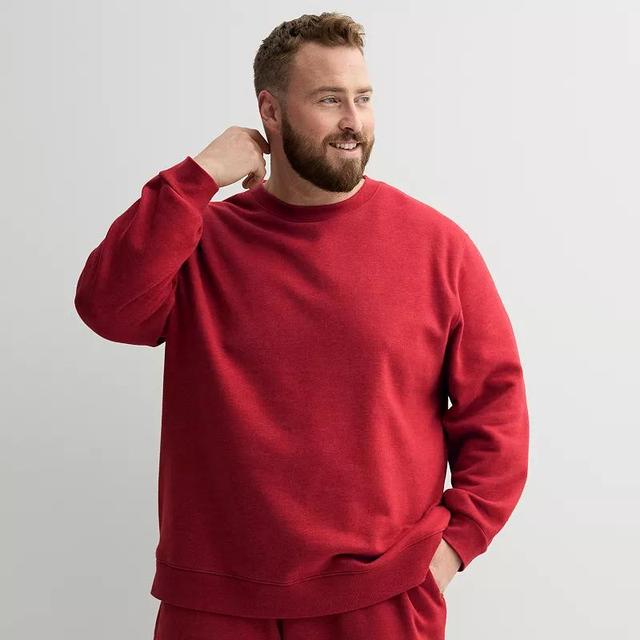 Big & Tall Tek Gear Ultra Soft Fleece Crew Sweatshirt, Mens Product Image