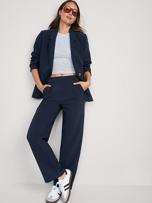 Extra High-Waisted Taylor Trouser Wide-Leg Pants Product Image