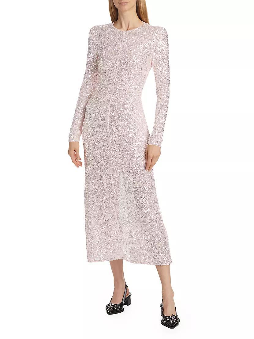 Sequined Cut-Out Midi-Dress Product Image