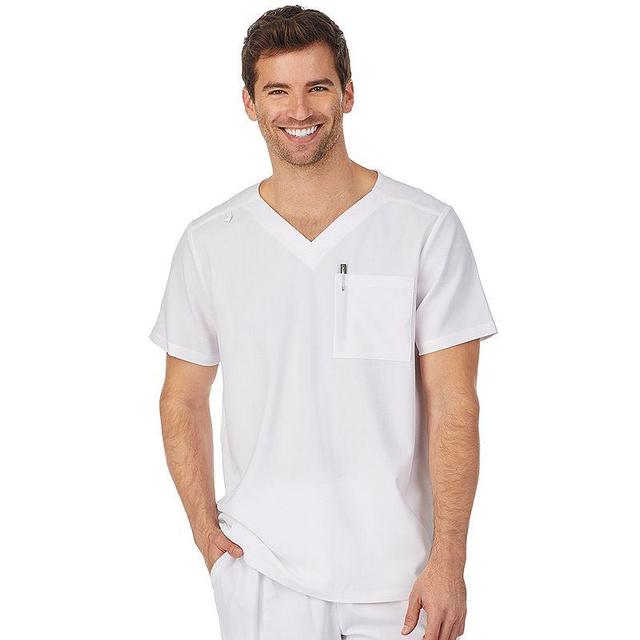 Mens Cuddl Duds Scrubs Classic V-Neck Top With Pockets Product Image