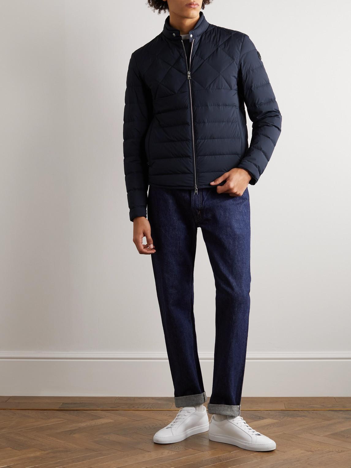 MONCLER Choquart Quilted Shell Down Jacket In Blue Product Image