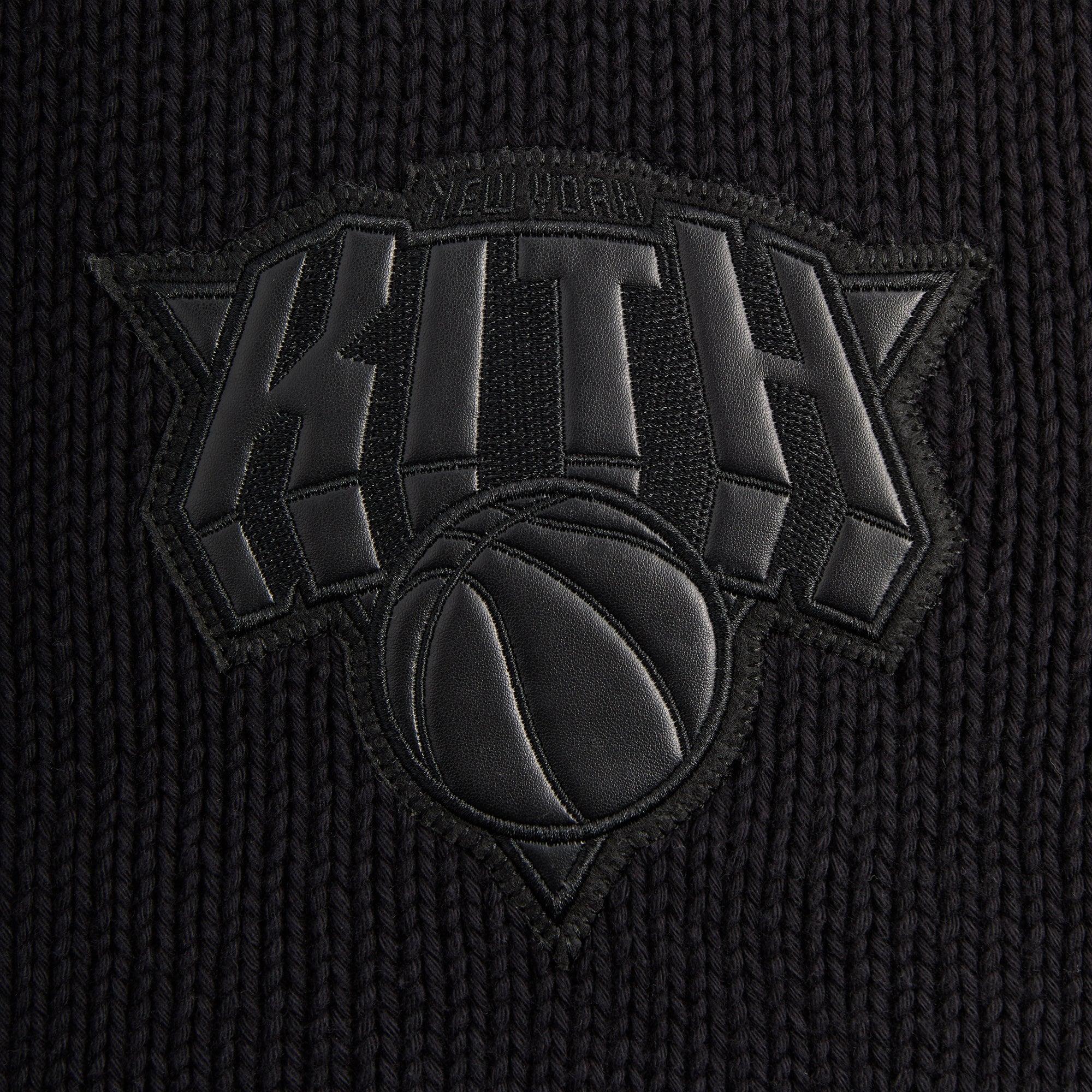 Kith & AVIREX for the New York Knicks Wyona Full Zip Sweater - Black Male Product Image