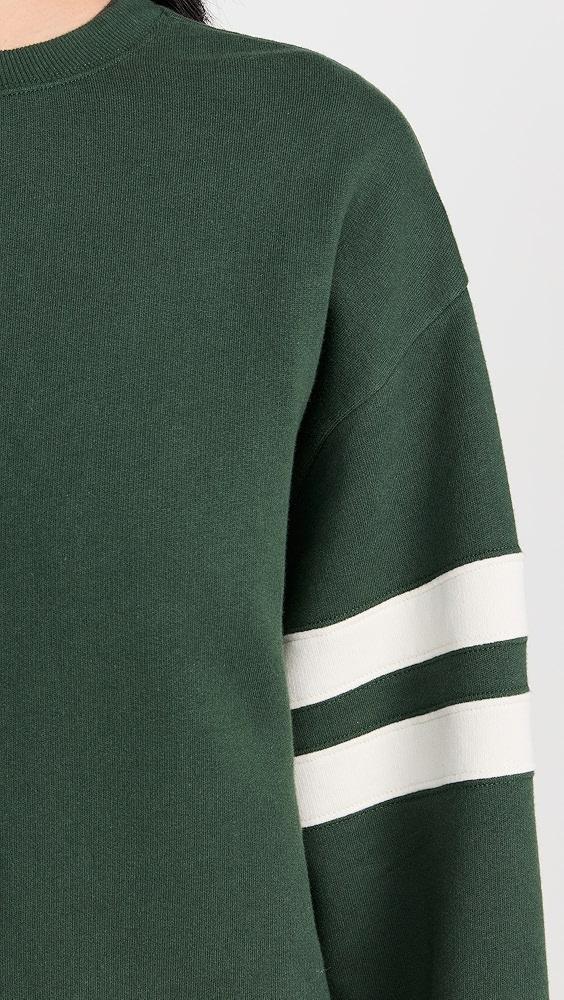 Clare V. Oversized Varsity Sweatshirt | Shopbop Product Image