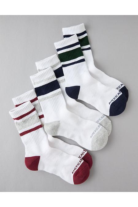 AE Striped Crew Sock 3-Pack Men's Product Image