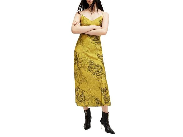 AllSaints Hadley Dress (Helena Yellow) Women's Dress Product Image