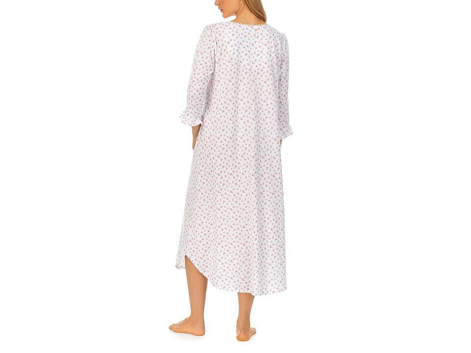 Eileen West 3/4 Sleeve Long Gown (Mini Rose) Women's Pajama Product Image