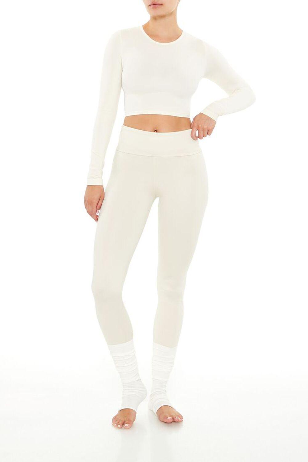 Seamless Long-Sleeve Crop Top | Forever 21 Product Image