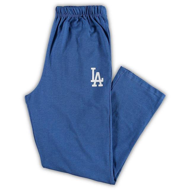 Mens Heathered Royal Los Angeles Dodgers Big & Tall Pajama Pants Product Image