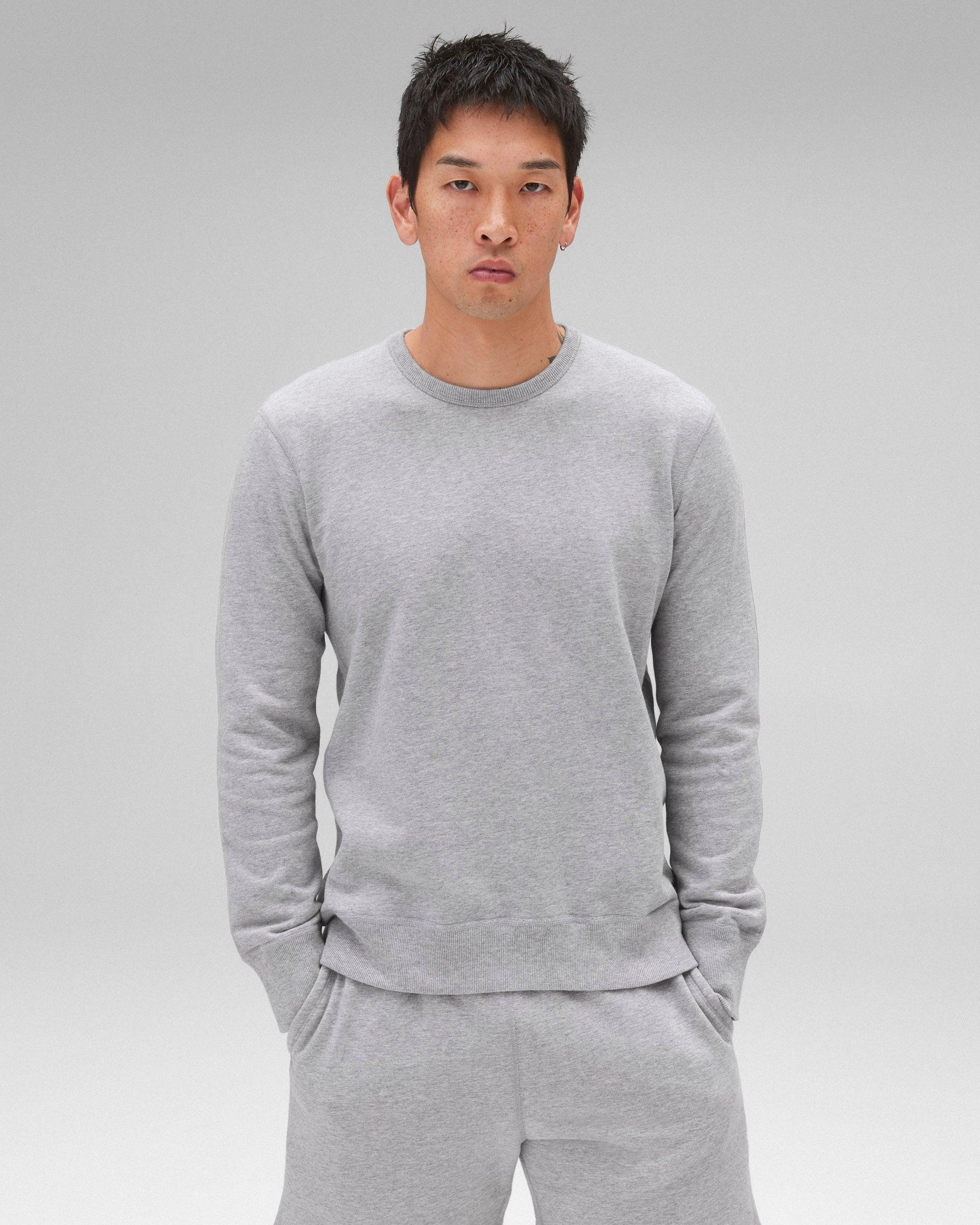 Midweight Terry Slim Crewneck Male Product Image